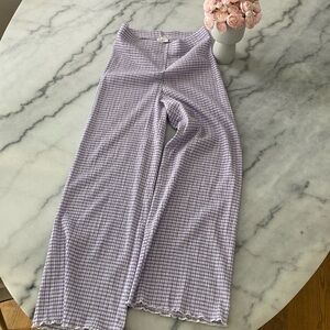 Aritzia "Wilfred" Gingham Pants